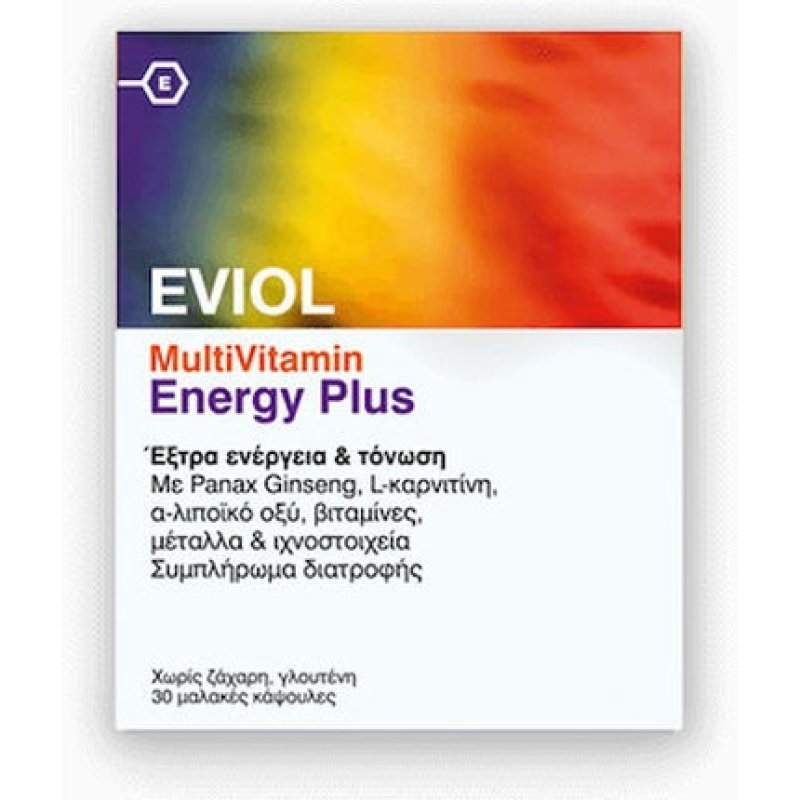 Eviol Multivitamin Energy Plus - 30 Capsules