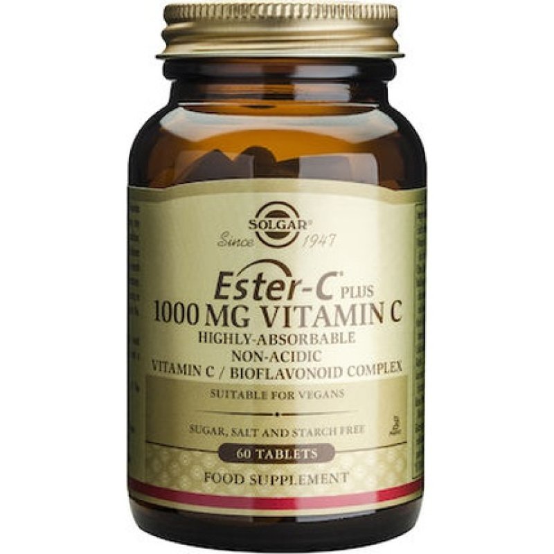 Solgar Ester-C Vitamin C Dietary Supplement 1000mg - 60 Tablets