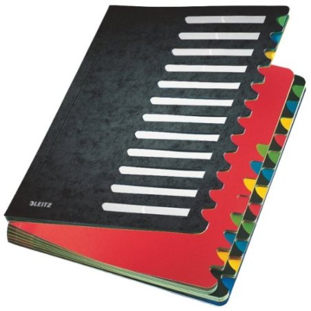 LEITZ Trieur Deskorganizer Color, format A4, 1-24/A-Z, noir