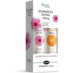 Power Health Power Of Nature Echinacea Extra 100mg With Stevia And Vitamin C 500mg - 40 Effervescent Tablets
