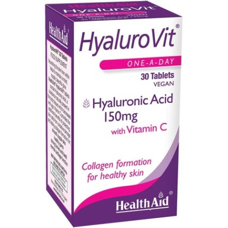 HealthAid Hyalurovit Hyaluronic Acid Vegan Tablets 30