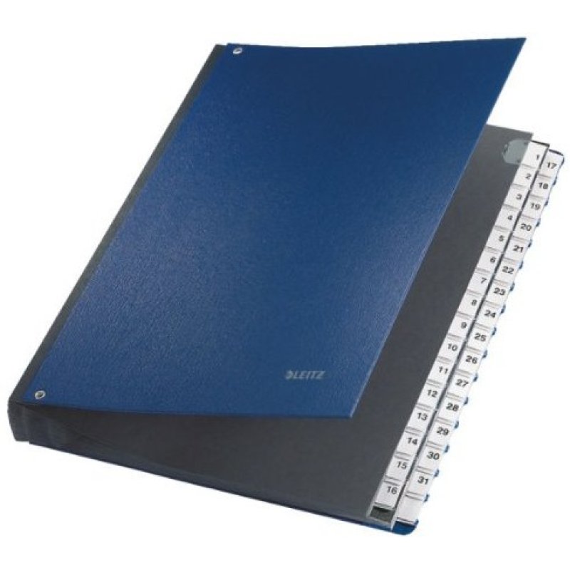 Leitz 59310035 divider book Blue Polypropylene (PP)
