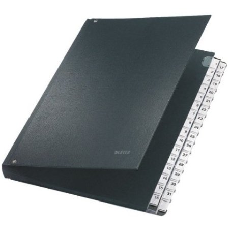 Leitz 59310095 divider book Black Polypropylene (PP)