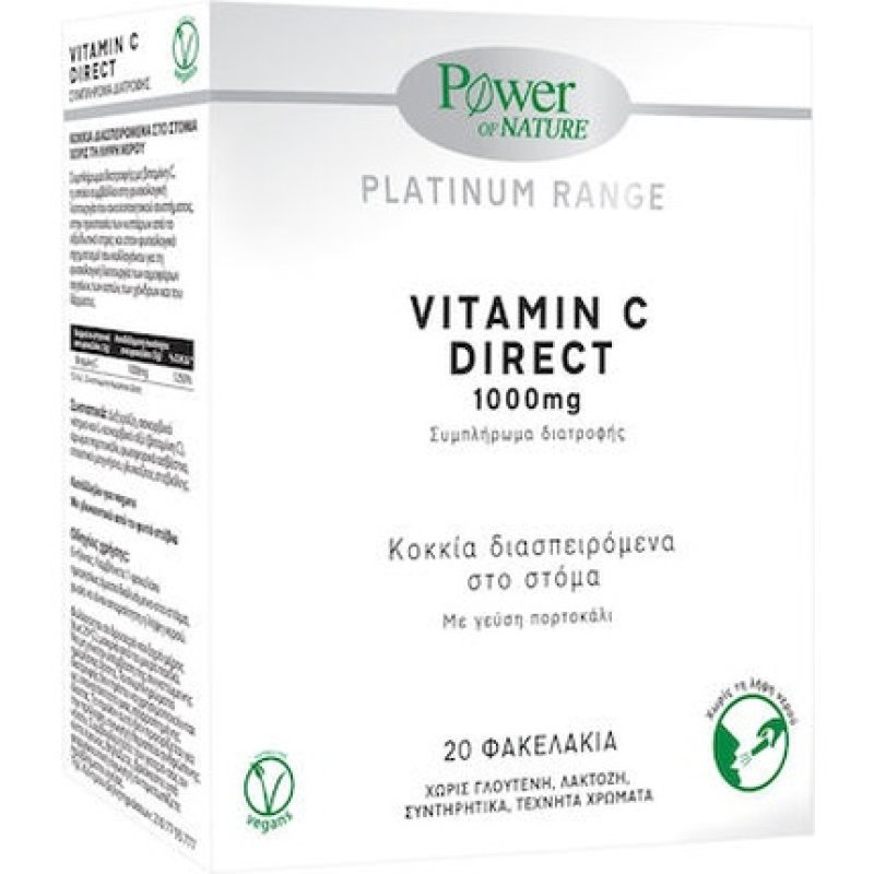 Power Health Power Of Nature Platinum Range Vitamin C Direct 1000mg - 20 Sachets