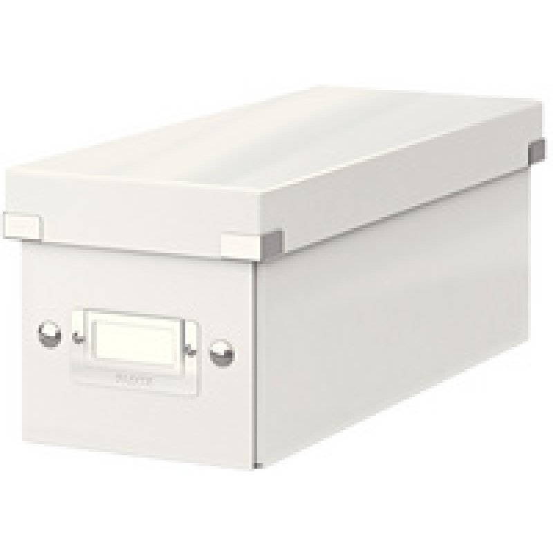 LEITZ Boîte de rangement pour CD Click & Store WOW, rouge