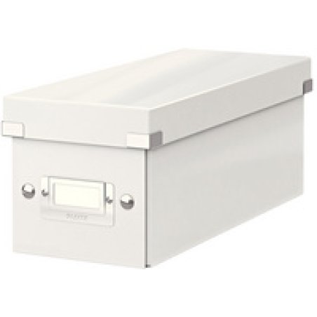 LEITZ Boîte de rangement pour CD Click & Store WOW, rouge