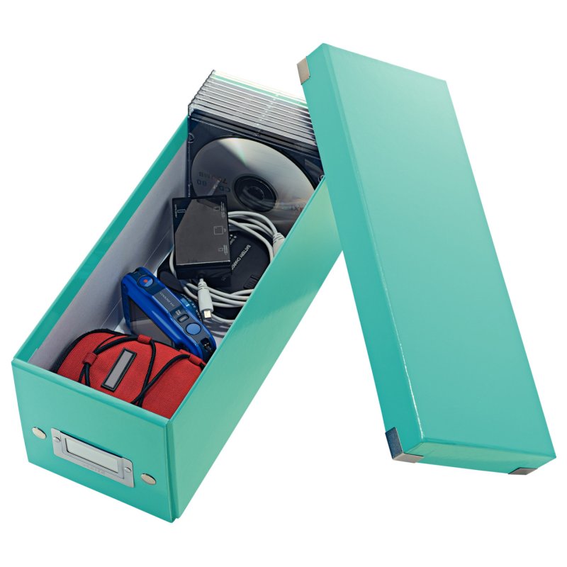LEITZ Boîte de rangement pour CD Click & Store WOW, menthe