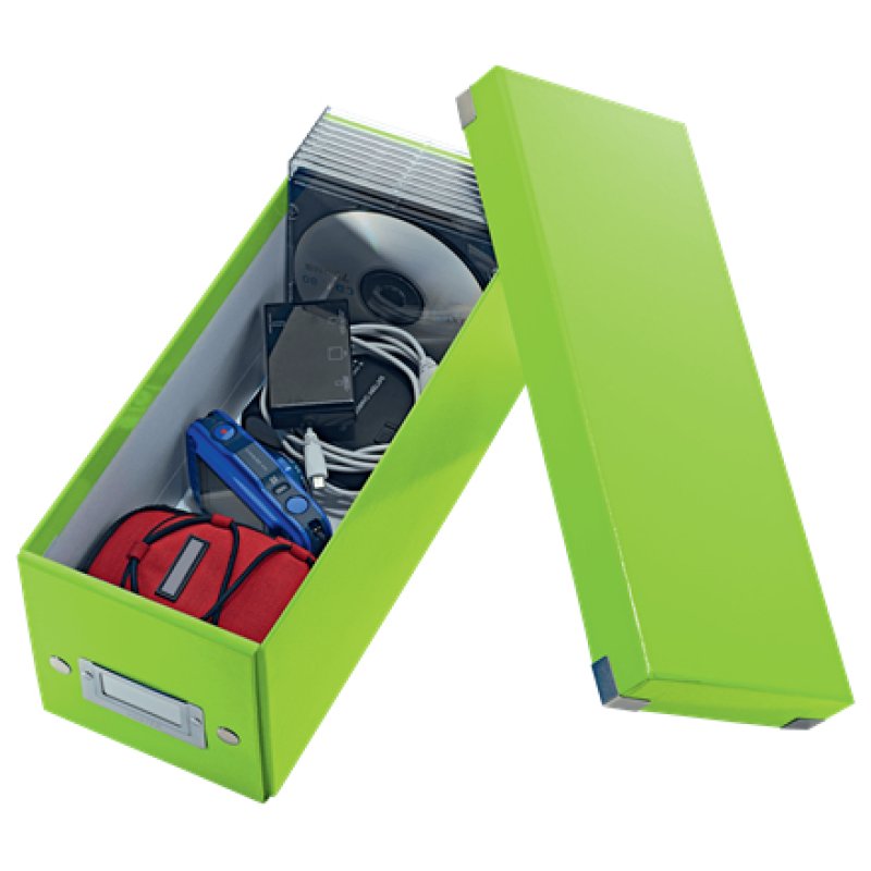 LEITZ Boîte de rangement pour CD Click & Store WOW, vert