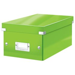 LEITZ Boîte de rangement pour DVD Click & Store, vert