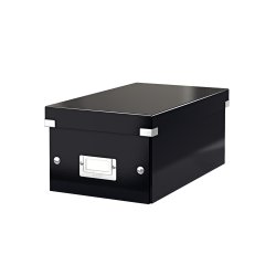LEITZ Boîte de rangement pour DVD Click & Store, noir