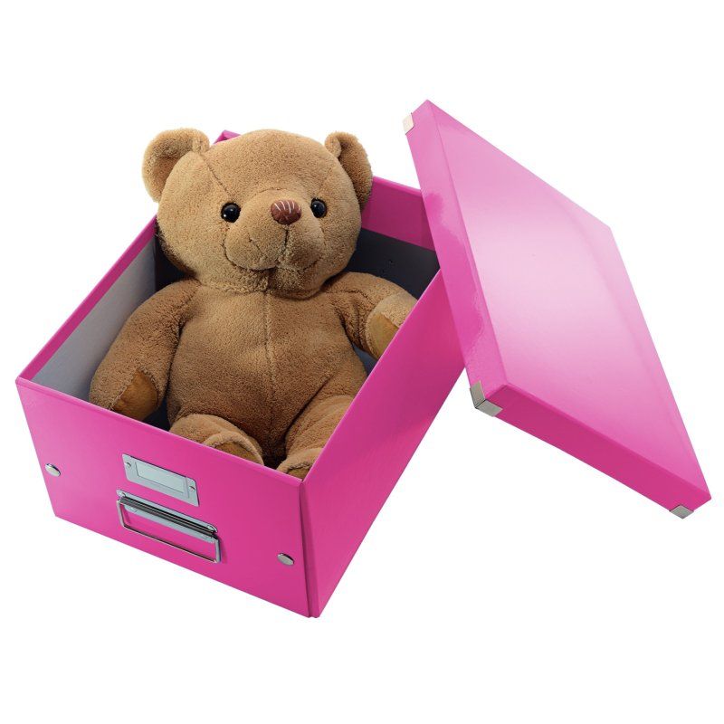 LEITZ Boîte de rangement Click & Store WOW, A4, rose