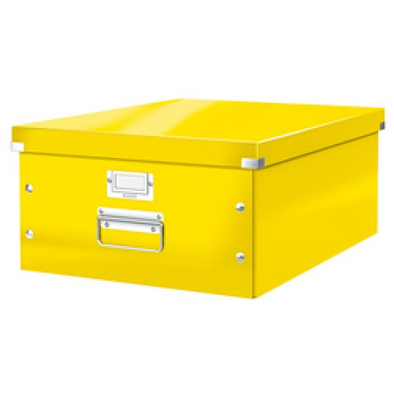LEITZ Boîte de rangement Click & Store WOW, A3, jaune