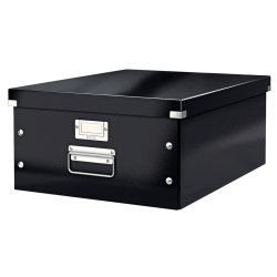 LEITZ Boîte de rangement Click & Store WOW, A3, noir