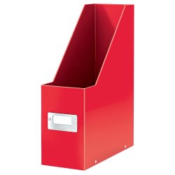 LEITZ Porte-revues Click & Store, A4, carton, rouge