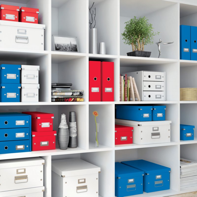 Leitz Click & Store WOW porte-magazines Polypropylène (PP) Rouge