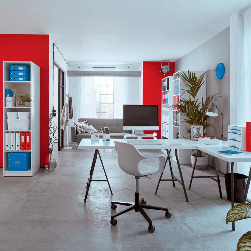 Leitz Click & Store WOW porte-magazines Polypropylène (PP) Rouge