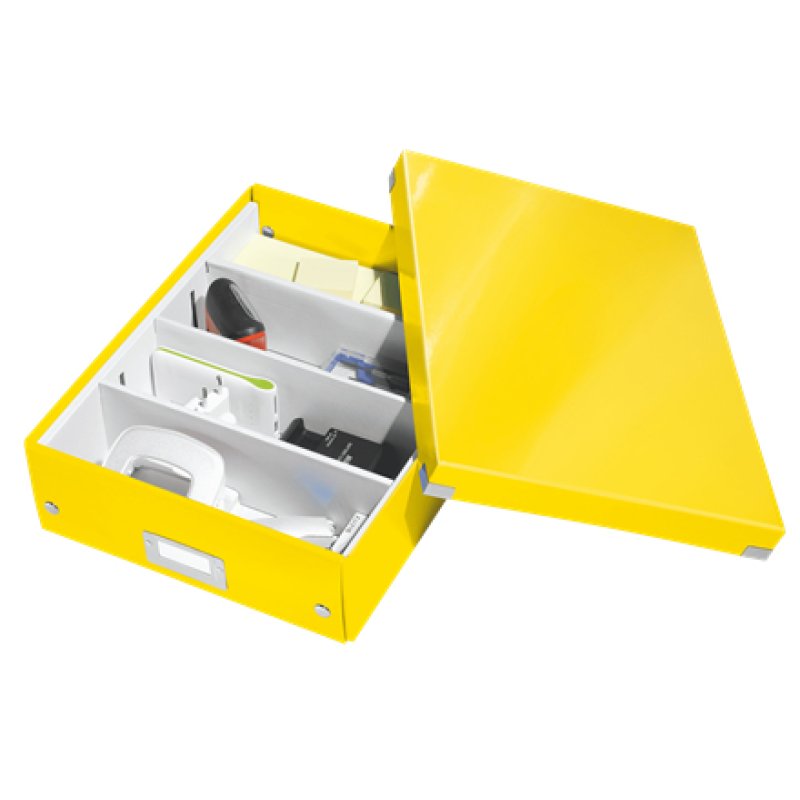 Leitz Click & Store WOW Storage box Rectangular Polypropylene (PP) Yellow