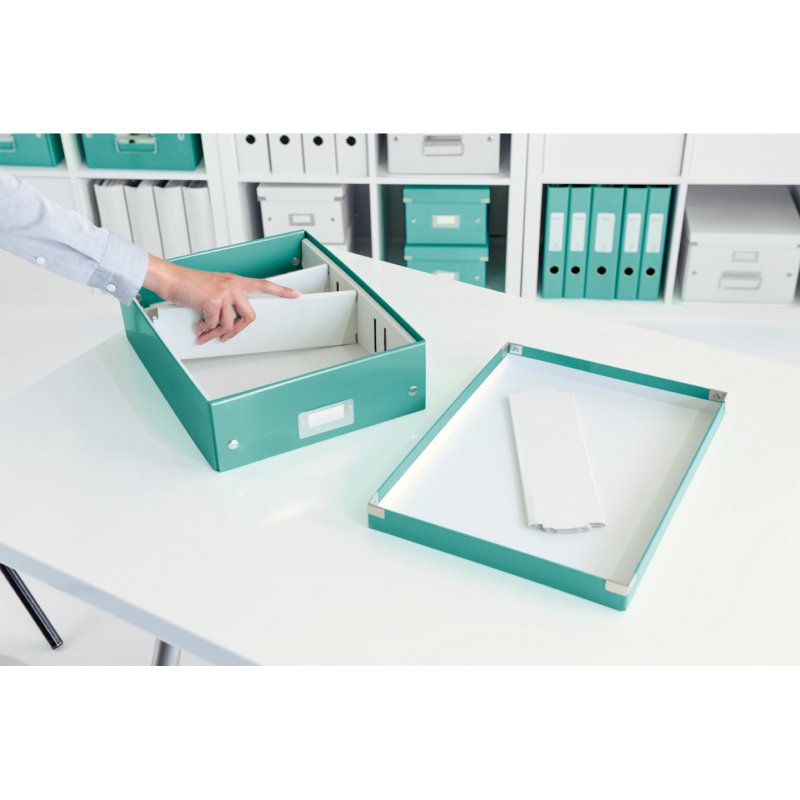 LEITZ Boîte de rangement Click & Store WOW, grand, menthe
