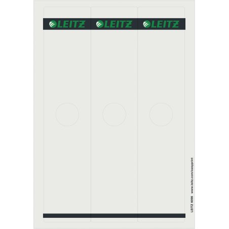 Leitz 60980085 étiquette auto-collante Rectangle Gris