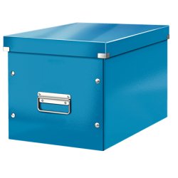 LEITZ Boîte de rangement Click & Store WOW Cube L, bleu