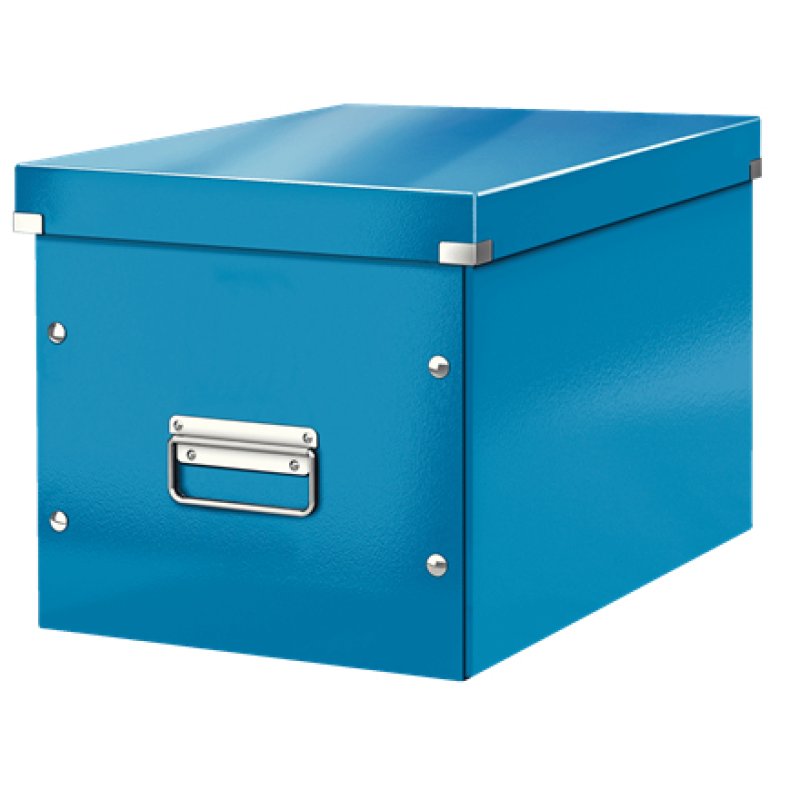 LEITZ Boîte de rangement Click & Store WOW Cube L, bleu