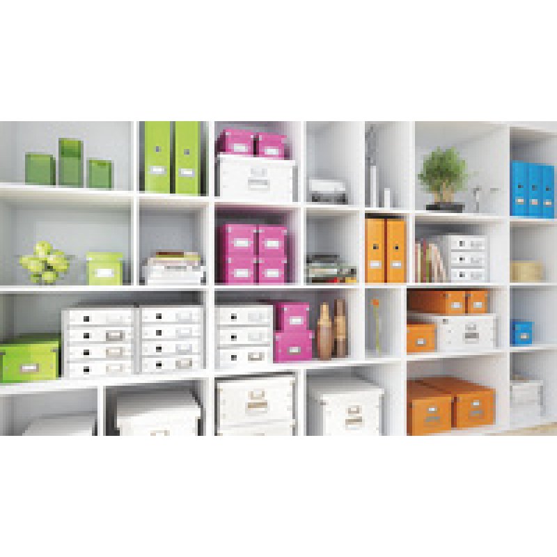 LEITZ Boîte de rangement Click & Store WOW Cube M, jaune