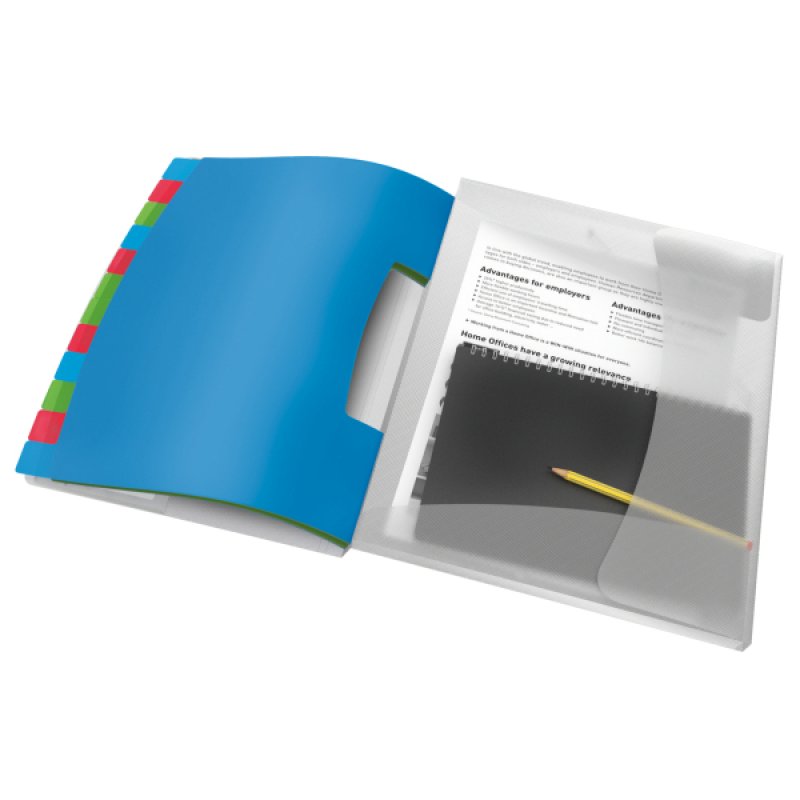 Esselte Trieur VIVIDA, A4, PP, 12 touches, multicolore