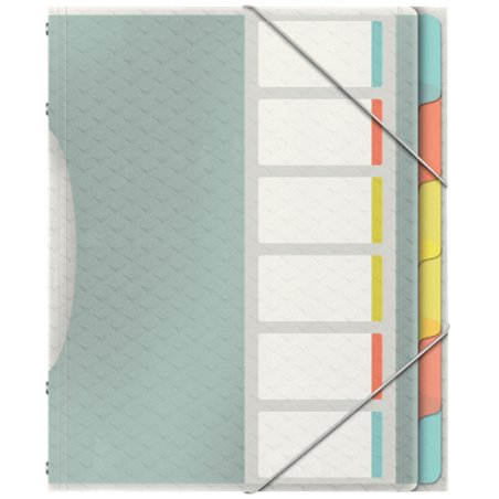 Esselte Trieur Colour'Breeze, A4, PP, 6 compartiments
