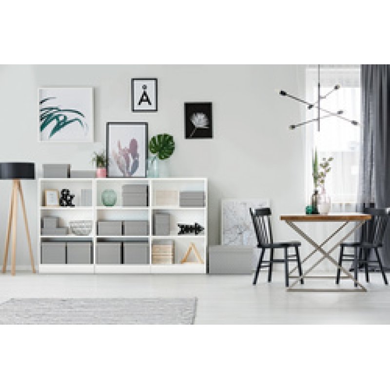 Esselte Boîte de rangement Home L, set de 3, blanc