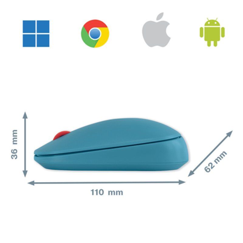 Leitz Cosy mouse Office Ambidextrous RF Wireless Bluetooth 4000 DPI