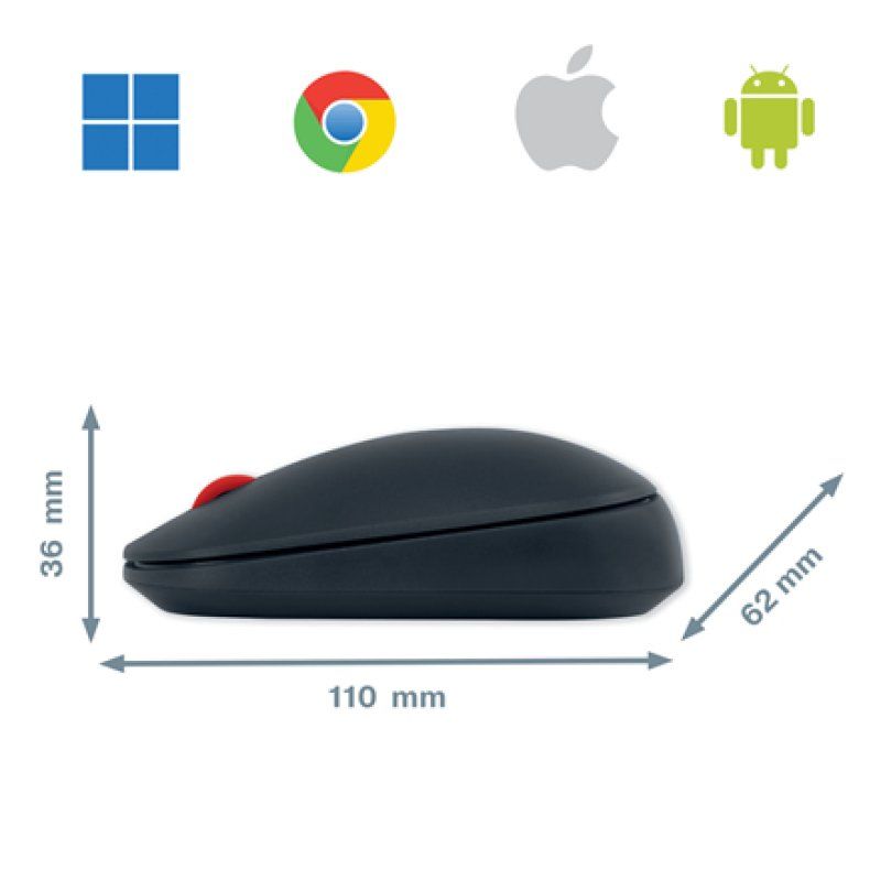 Leitz Cosy mouse Office Ambidextrous RF Wireless Bluetooth 4000 DPI