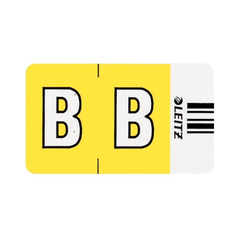 Leitz Orgacolor self-adhesive label Rounded rectangle Yellow