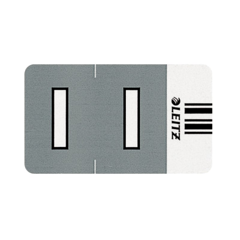 Leitz Orgacolor self-adhesive label Rounded rectangle Grey