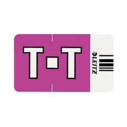 Leitz Orgacolor self-adhesive label Rounded rectangle Violet