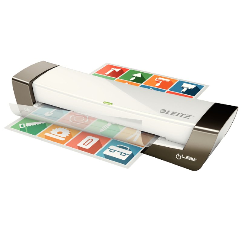 Leitz iLAM Laminator Office A4 Laminoir à chaud 400 mm/min Argent, Blanc