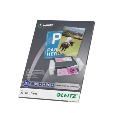 LEITZ Pochette de plastification iLAM, A3, brillant