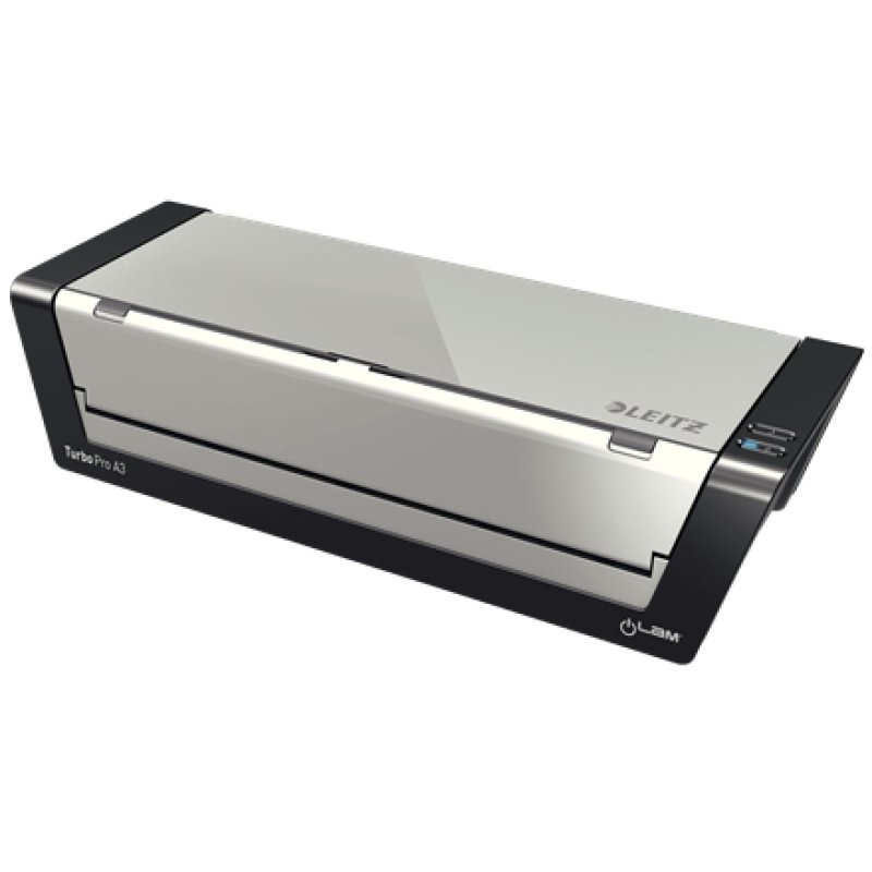 Leitz iLAM Touch Turbo Pro Hot laminator 2000 mm/min Black, Silver