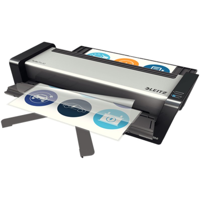 Leitz iLAM Touch Turbo Pro Hot laminator 2000 mm/min Black, Silver