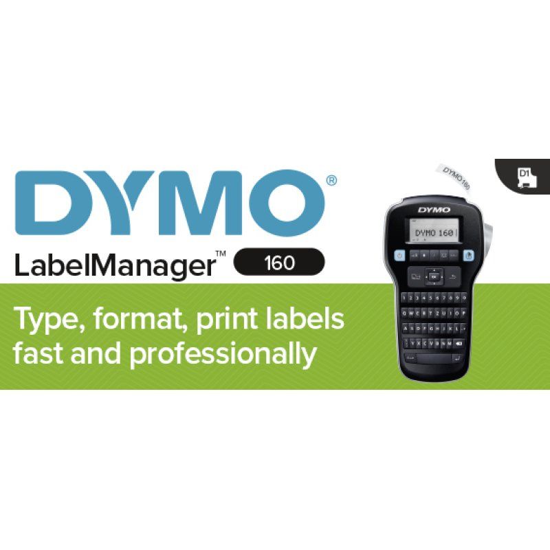 DYMO Hand-Beschriftungsgerät "LabelManager 160" Value Pack