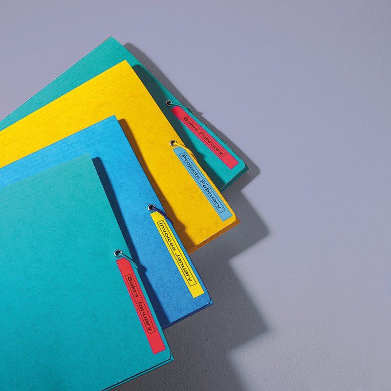 DYMO D1 - Standard Étiquettes - Noir sur rouge - 24mm x 7m