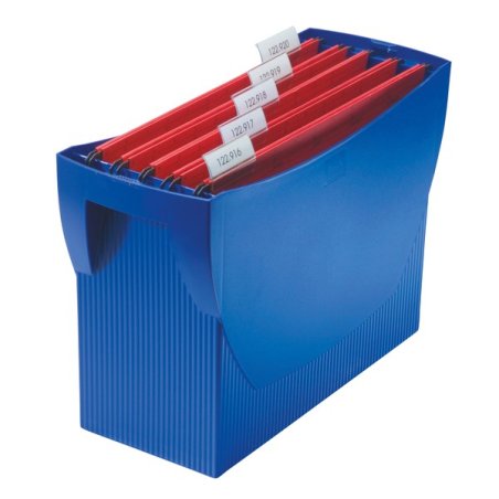 HAN Boîte pour dossiers suspendus SWING, plastique, bleu