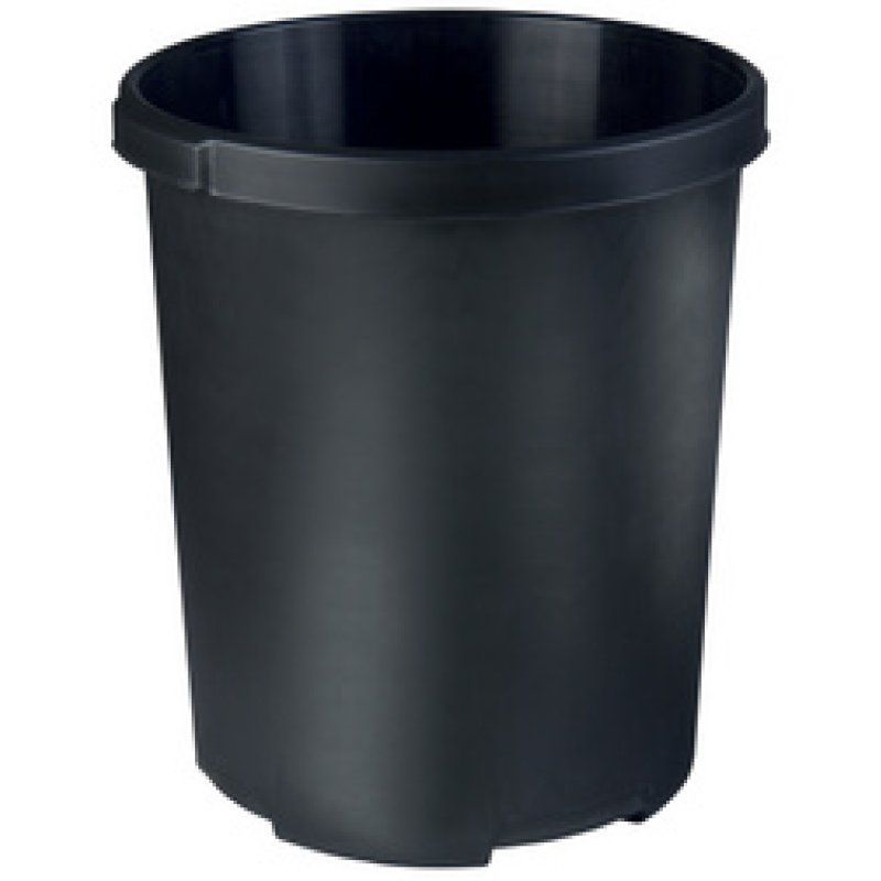 HAN Corbeille à papier KLASSIK XXL, PP, 50 litres, noir