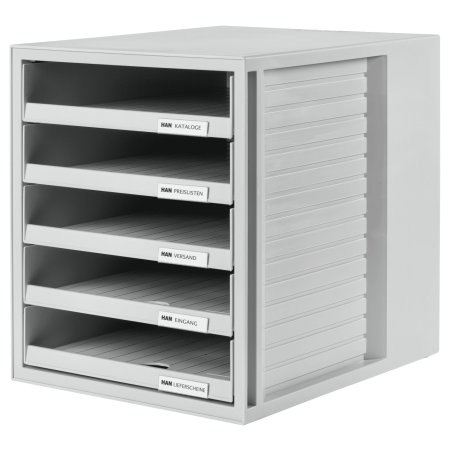 HAN Schrank-Set Polystyrol Gris