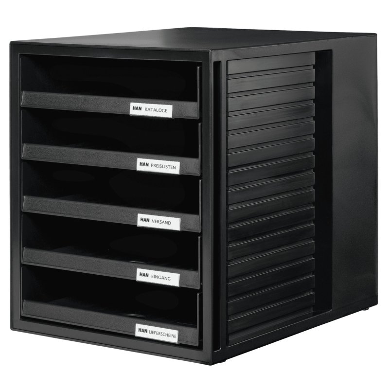 HAN Schrank-Set Polystyrol Black
