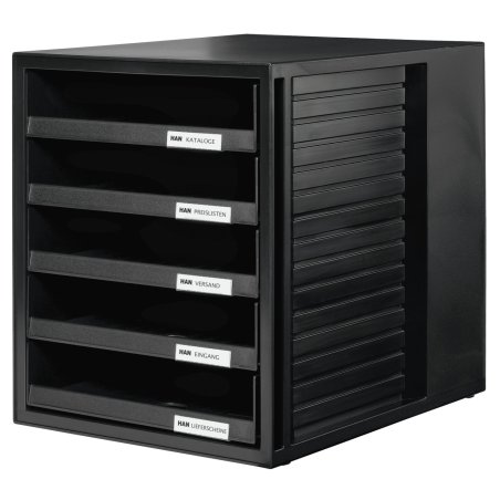 HAN Schrank-Set Polystyrol Black