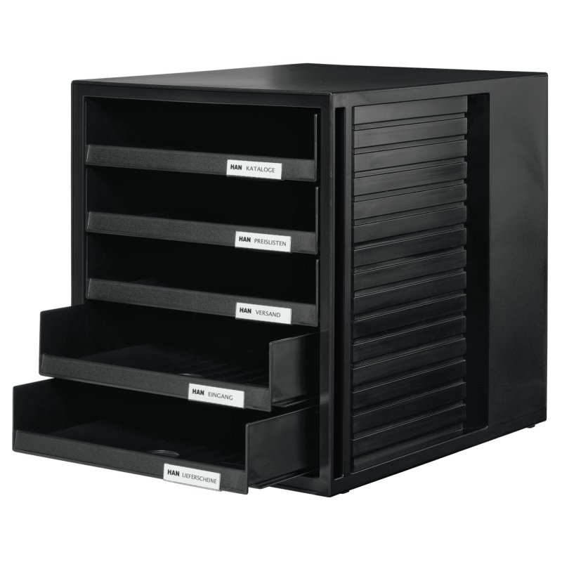 HAN Schrank-Set Polystyrol Black