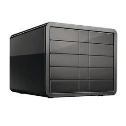 HAN 21551-13 unité de tiroir de bureau Noir