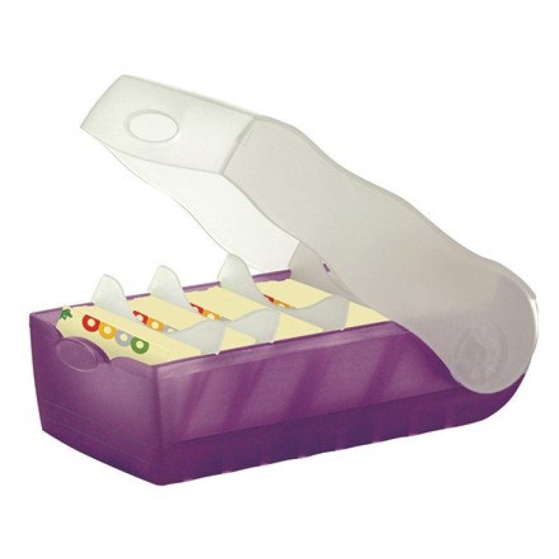 HAN 997-673 bac de rangement de bureau Plastique, Polypropylène (PP) Lilas, Translucide