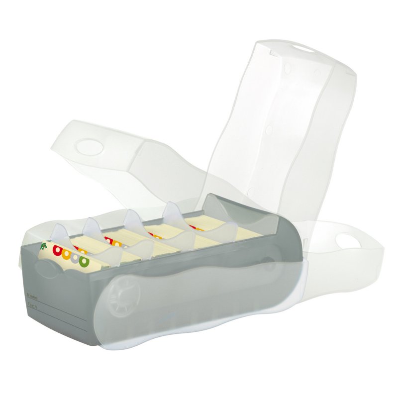 HAN 998-693 rangement de cartes de visites Plastique Gris