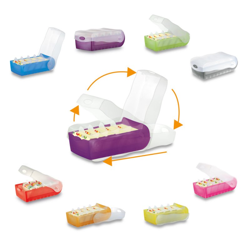 HAN 998-693 rangement de cartes de visites Plastique Gris